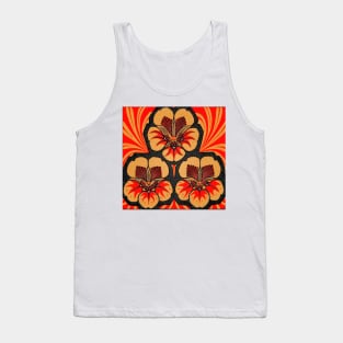 French art decor flowers Tank Top